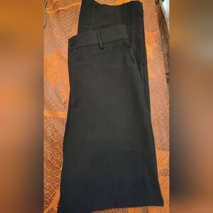 New Black Womens Stretch Waist Work Pants, Small